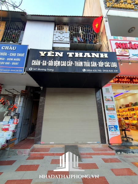 Cho thuê nhà mặt đường số 147 Quang Trung, Hồng Bàng, Hải Phòng