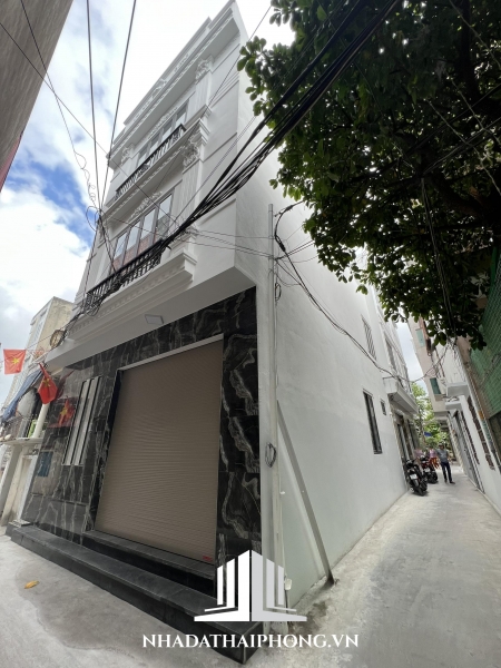 Bán nhà 3 tầng lô góc xây mới đối diện cổng chợ An Đồng, An Dương, Hải Phòng.