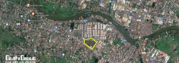 Dự Án Mặt Đường Máng Nước - Hoàng Huy Pruksa Town An Đồng.