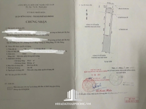 Chuyển nhượng lô đất mặt Đường 5 cũ, Hùng Vương, Hồng Bàng, Hải Phòng