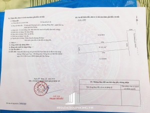 Cho thuê lâu dài lô đất số 40/274 Bùi Thị Từ Nhiên (Mặt đường sân bóng Đông Hải 1), Hải An, Hải Phòng